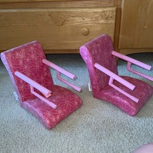 American Girl Attachable Table Chairs